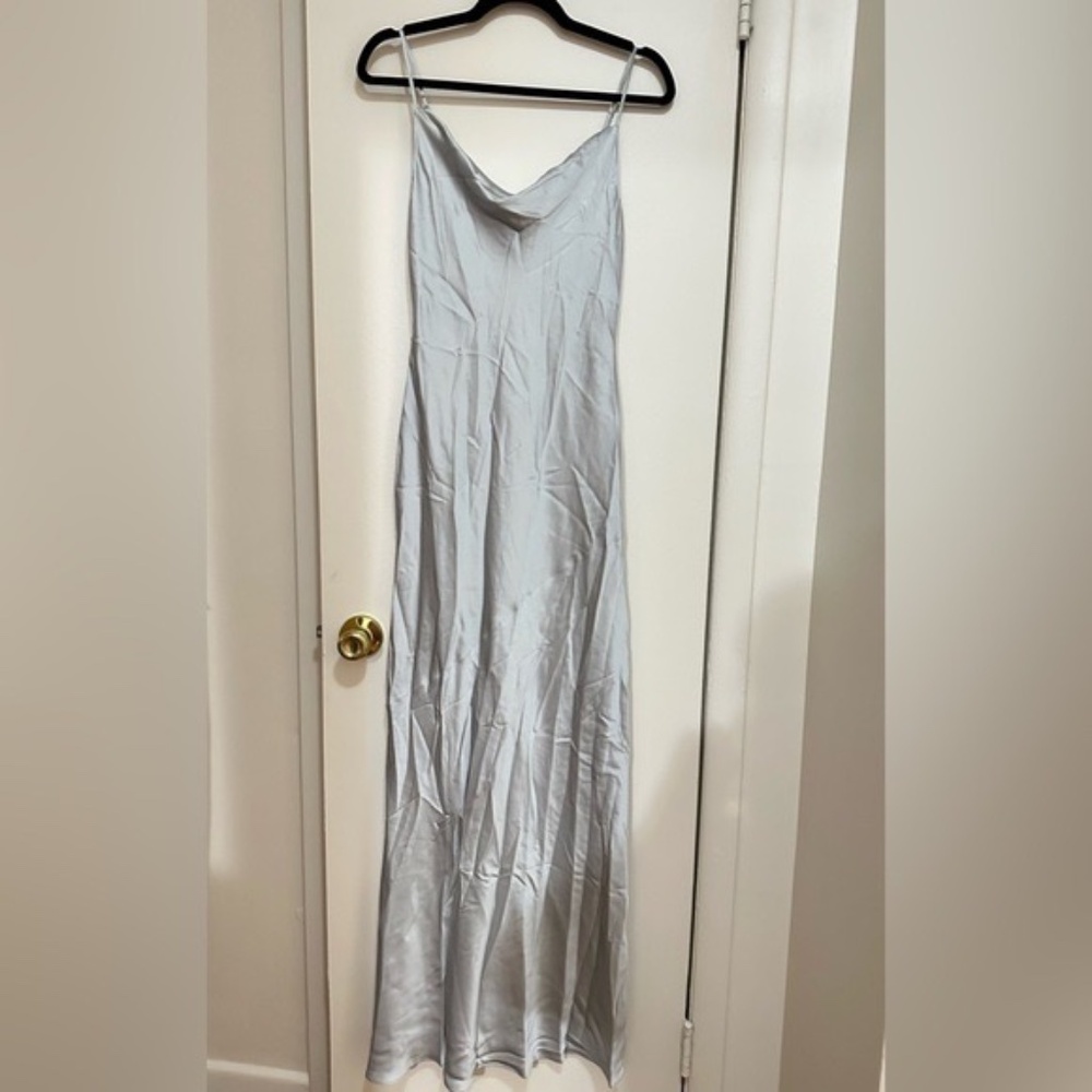 NWT L’AGENCE Adrianne Silk Satin Dress Size 2